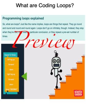 Looping Worksheet for Coding に対する画像結果