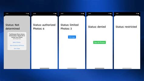 Image result for iOS Library Permission