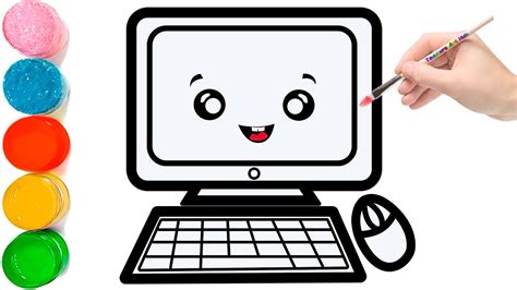 Image result for Computer Cute Drawing