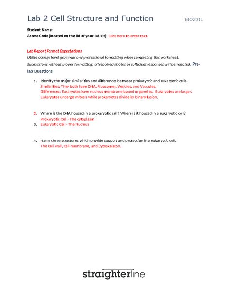 Image result for Lab 10 Cell Structure