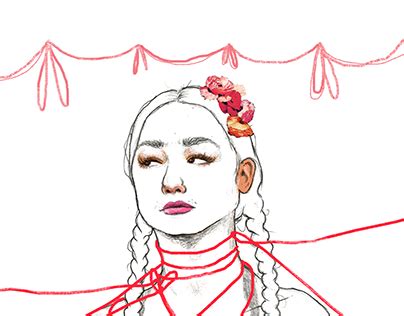 Image result for Red String Drawing