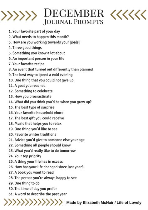 December Writing Prompts に対する画像結果