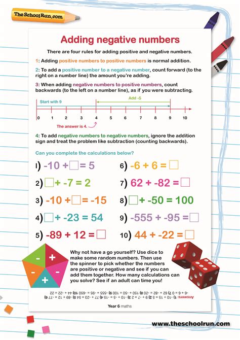 Image result for Negative Number Addition Worksheets