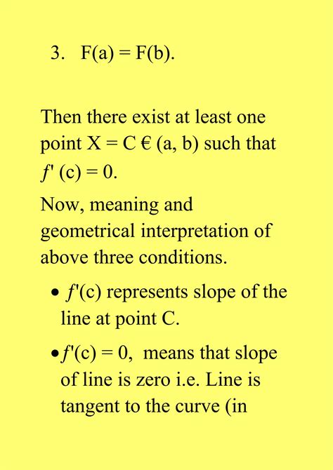 Image result for Rolles Therorem Example