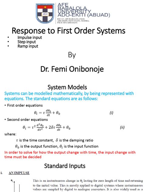 Simulate a First Order System に対する画像結果