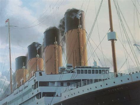 Image result for Ken Marschall Titanic Stern