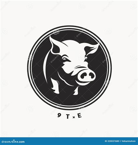 Image result for Pig with Circle Logo Vector