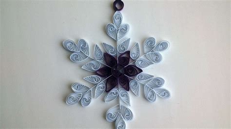 How To Make Beautiful Quilling Snowflake - DIY Crafts Tutorial ...