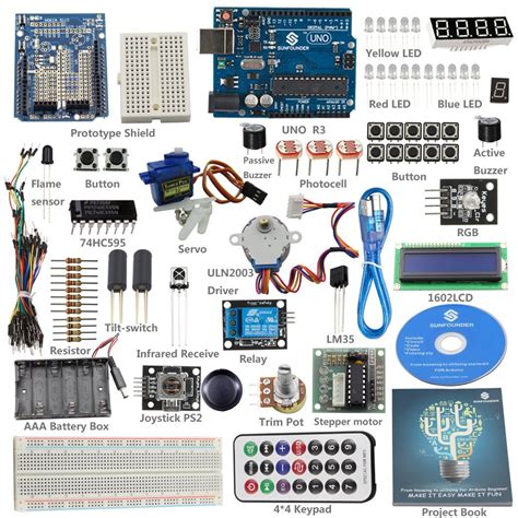 Items in an Arduino Kit に対する画像結果