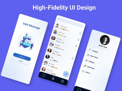 Message Back Screen UI Design માટે ઇમેજ પરિણામ