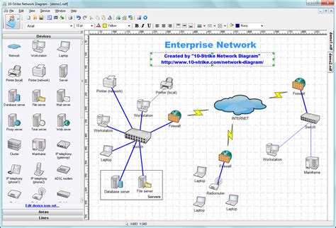 Toradh íomhá ar Example It Network Drawing