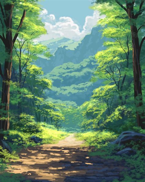 Image result for Procreate Forest