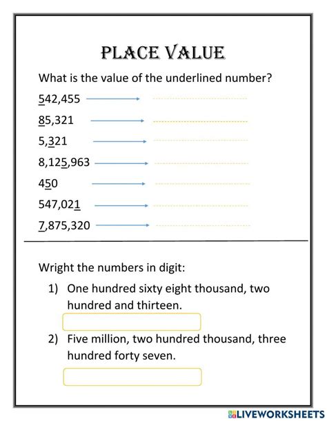 Image result for 3rd Grade Math Worksheets Place Value