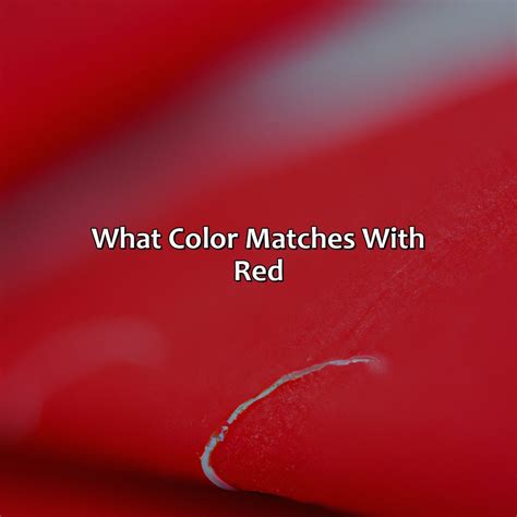 Image result for What Color Matches Red