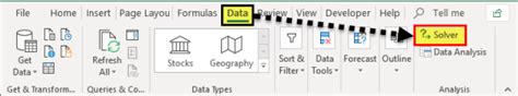 Image result for Solver Excel Tab