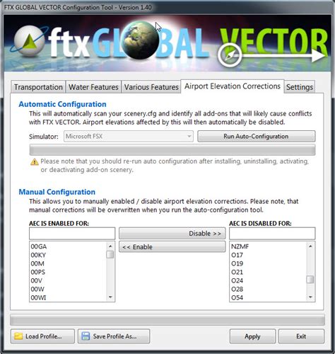FSX Configuration に対する画像結果