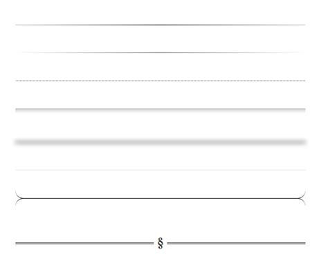 Toradh íomhá ar HTML/CSS Line Styles