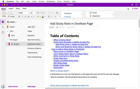 Afbeeldingsresultaten voor OneNote Notebook TreeView