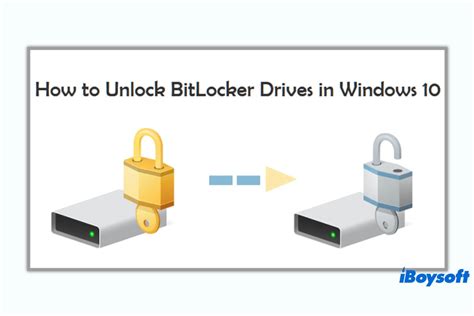 How to Open BitLocker Drive with Key に対する画像結果