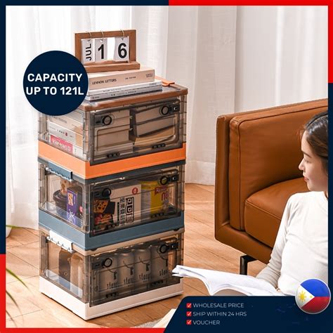 Image result for Stackable Storage Box with Opening Flap