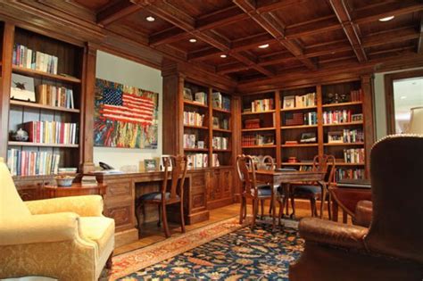 Image result for Traditional Library Design Home