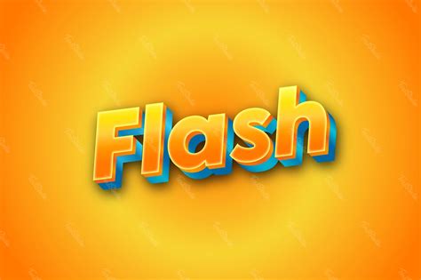 Toradh íomhá ar Flash Text