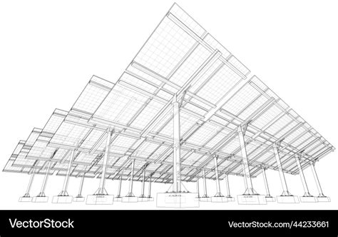 Toradh íomhá ar Solar Array Royalty Free