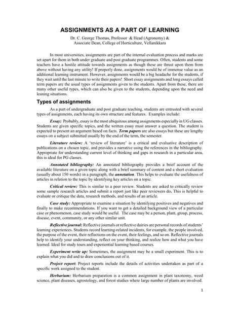 Image result for Sample of Assignment PDF