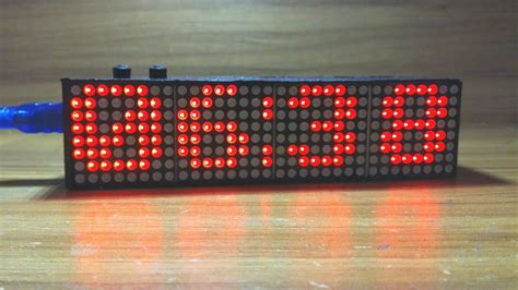 Image result for Arduino LED Matrix Clock