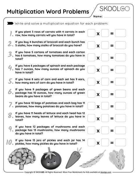 Image result for Multiplication Worded Problems Grade 3