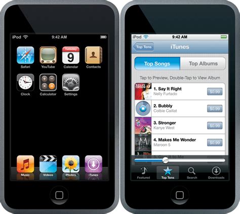Toradh íomhá ar iPod Touch iOS 9