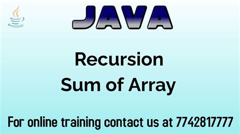Image result for Sum of Array Function in Java