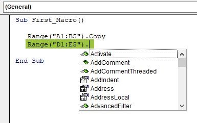 Image result for How to Write Procedures VBA