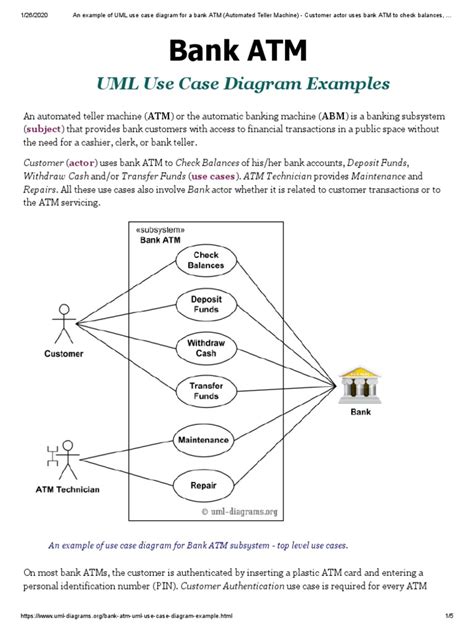 Image result for Use Case Diagram ATM Machine