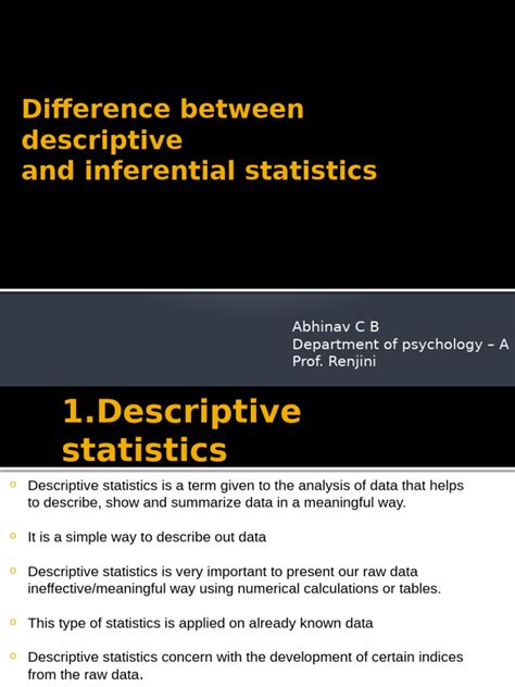 Image result for Descriptive and Inferential Statistics PDF