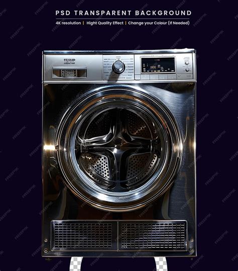 Toradh íomhá ar Washing Machine Black Background