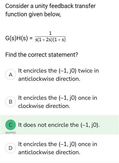 Toradh íomhá ar Unity Feedback Transfer Function Controller Form