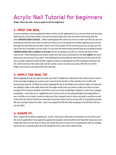 Toradh íomhá ar Beginner Acrylic Nail Tutorial