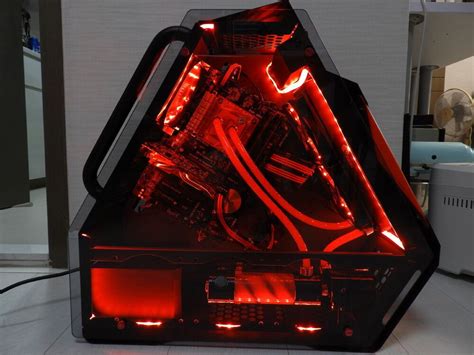 Image result for Red Custom Built PC Case
