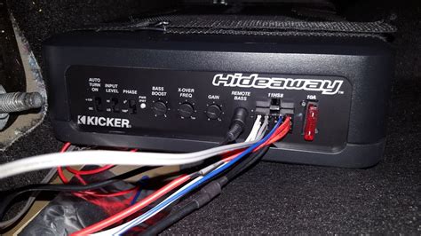 Image result for Kicker Sub Set Up