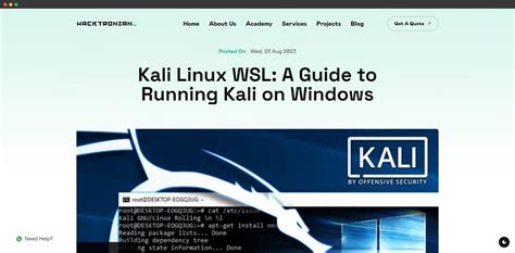 Image result for Kali WSL