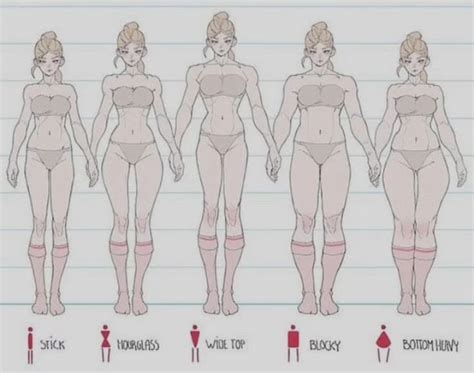 Body Types Chart Drawing に対する画像結果