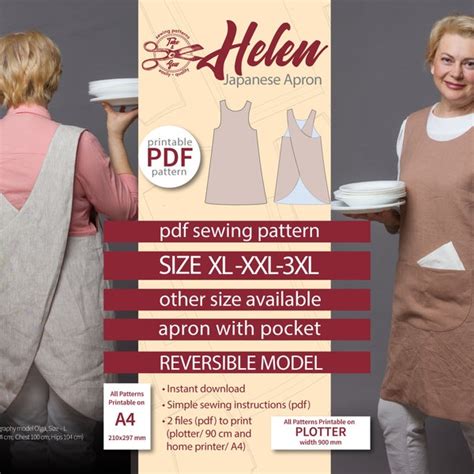 Image result for Japanese Style Apron Pattern