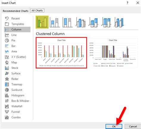 Afbeeldingsresultaten voor Excel Plot Range in Column Chart