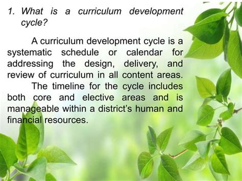 Afbeeldingsresultaten voor Curriculum Development Cycle