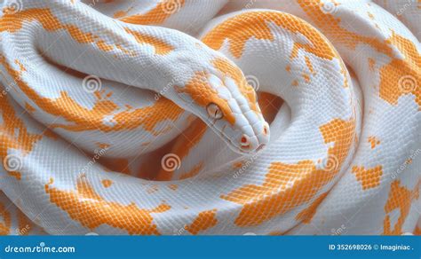 Image result for Orange and White Python