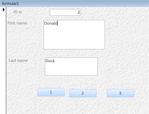 Image result for Microsoft Access GUI Design