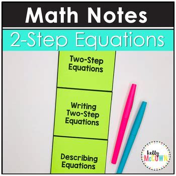 Image result for Two-Step Equations Notes