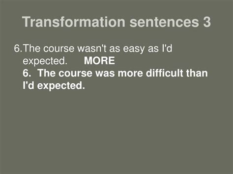 Image result for Transformation Sentence Examples Maths
