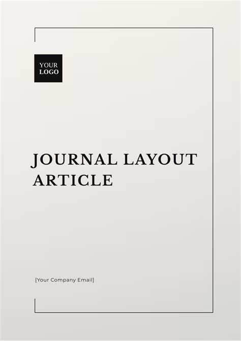 Image result for Journal Article Layout